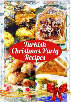 turkish christmas party recipes with text overlay