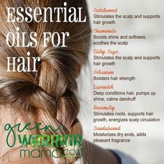 Essential Oils for Hair Nontoxic Living, Hair Recipes, Essential Oils For Babies, Homemade Hair, Shampoo Hair, Young Living Oils, Men Hair