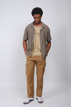 The Cargo Pocket Zip Twill Pant will be your new favorite pants to add to your wardrobe rotation. These pants offer both comfy and durable styles. The fit is relaxed with added zippers to the Cargo pockets. Adding extra security to your items as well as giving more of the workwear vibe. Style: BPMI064F Relaxed Fit Overalls With Pockets, Casual Khaki Pants With Functional Pockets, Casual Work Pants With Functional Pockets, Urban Style Cargo Pants With Patch Pockets, Urban Cargo Pants With Patch Pockets For Everyday, Casual Khaki Cargo Work Pants, Casual Cargo Work Pants, Urban Cargo Pants With Pockets For Everyday, Utility Pants With Multiple Pockets For Everyday