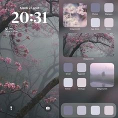 Iphone Widget Wallpaper Ideas, Phone Theme Ideas Aesthetic, Ideas For Iphone Home Screen, Home Screen Ideas Purple, Ios Inspo Aesthetic, Phone Themes Purple, Iphone Background Layout, Purple Ios Layout, Purple Iphone Theme