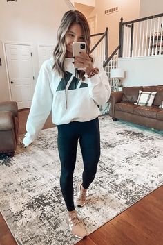 Lounge Outfits, Workout Fits, Closet Inspiration, Waist Pack, Mom Outfits, Comfy Casual, Mom Style, Outfits With Leggings, Style Me