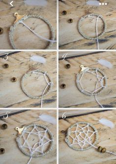 step by step instructions on how to make a dream catcher