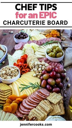 Chef Tips for an Epic Charcuterie Board. From selecting the perfect meats and cheeses to arranging them beautifully on a board, this article covers everything you need to know to create an unforgettable spread. Whether you're hosting a party or simply looking to elevate your snacking game, these tips will help you create the best charcuterie board possible. Impress your friends and family with your newfound charcuterie skills! The Best Charcuterie Board, Best Charcuterie Board, Chef Tips, Chef's Kitchen, Chefs Kitchen, Meat And Cheese, Host A Party, Charcuterie Board, Home Cooking