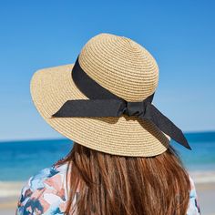 This lightweight sun hat is brimming with UPF 50+ sun protection. One size fits most and includes an internal adjustable drawstring to capture the perfect fit. A charming sun smart choice for everyday outings to special occasions! Made from a paper/polyester blend.