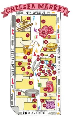 the cheese market map is shown in red and white