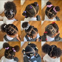 Back To School Styles, Kids Braids, Toddler Hairstyles, Quick Natural Hair Styles