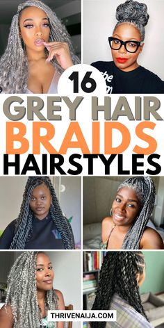 🎉 Turn heads with these beautiful grey hair braid styles! Whether you’re looking for boho chic or elegant updos, find the perfect braid to show off those stunning silver locks. Save this pin for endless style inspo! ✨💃 Grey Hair Braids, Elegant Updos, Beautiful Gray Hair, Hair Braid, Elegant Updo, Hair Braids, Grey Hair, Braid Styles, Style Ideas