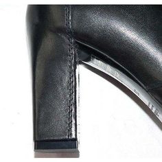 Fabulous! Extremely high-end designer leather boots from MaxMara of Italy! Brand New! Size-35 This is a gorgeous pair of glove leather boots that are black and have side zippers. Includes the dustbag and extra heel caps! Leather-lined and leather soles too. Rich black with 31/2" heel! Just stunning! Will be with you for years and years! Boot measures 9 3/4" from the floor. Top of shaft measures approx. 10" around. You know the quality of designer Max Mara of Italy. Pictures speak for themselves. Italy Pictures, Heel Caps, Boots Leather, Designer Heels, Leather Gloves, Leather Design, Max Mara, Leather Boots, Dust Bag