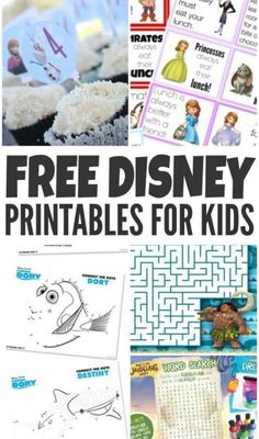 free disney printables for kids to help them learn how to make their own characters