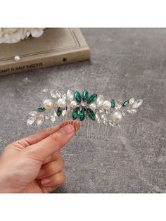 Rhinestone wedding hair comb with alloy wire, crystal rhinestone and comb.
Measures Approximately 4.9" x 2", Color: silver and gold
Crystal bridal hair piece is better suitable for long hair, the thin or short hair also suitable.
Pearl wedding hair accessories are special for wedding, party, evening and any other occasions.
Bridal comb can decorate any hairstyle, which is the perfect way to add delicate sparkle to an up-do.JAKAWIN Crystal Bride Wedding Hair Comb Pearl Hair Piece Rhinestone Brida Pearl Hair Comb Wedding, Pearl Hair Piece, Bridal Headwear, Bridal Comb, Rhinestone Wedding, Rhinestone Bridal, Pearl Hair, Hair Comb Wedding, Bridal Hair Pieces