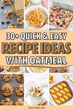 30 quick and easy recipe ideas with oatmeal