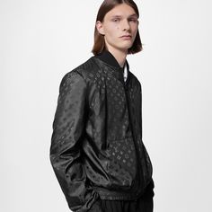 LOUIS VUITTON® - Monogram Reversible Light Bomber - Black Louis Vuitton Clothes, Louis Vuitton Jacket, Street Style Jacket, Monogram Jacket, Louis Vuitton Store, Louis Vuitton Black, Louis Vuitton Official, Unisex Jacket, Louis Vuitton Men