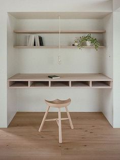 an instagram photo of a desk and shelves