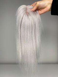 This Wigs item by KaysBeautyBoutique has 175 favorites from Etsy shoppers. Ships from Canada. Listed on Aug 14, 2024 Grey Hair Topper, Grey Hair Extensions, Silver White Hair, Hair Light, Clip In Extensions, Hair Toppers, Popular Hairstyles, Hair Photo, Light Hair