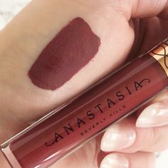 Anastasia Beverly Hills Bohemian Liquid Lipstick New In Box Anastasia Bohemian Is A Slightly Warm-Toned, Dark Burgundy With A Matte Finish. It Is A Permanent Lipstick That Retails For $20.00 Full-Pigment Liquid Lip Color Formula That Dries Down To A Weightless Matte Finish For Smudge-Proof Wearability And Long-Lasting Color. Featuring Ultra-Saturated Pigment In A Comfortable Matte Formula, This Liquid Lipstick Delivers Full-Coverage Wear And Creates The Appearance Of Fuller Lips. Anastasia Lipstick, Anastasia Lipgloss, Anastasia Beverly Hills Lipstick, Anastasia Makeup, Anastasia Liquid Lipstick, Lips Nails, Permanent Lipstick, Fuller Lips, Liquid Lip Color