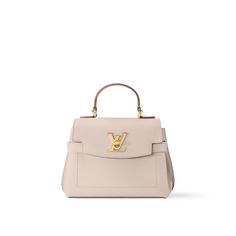 LOUIS VUITTON® - Lockme Ever Mini - Greige Lockme Ever Mini, Louis Vuitton Lockme, Beautiful Handbags, Louis Vuitton Official, Mini Handbags, Louis Vuitton Handbags, Luxury Handbags, Inside Pocket, Mini Bag