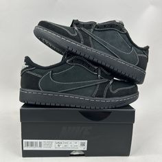 This Pair Is Brand New In Box! They Are A 5.5 In Men’s, Which Is Equivalent To A Women’s 7! Please Check All Photos Before Purchasing! All Sales Are Final! No Refunds Or Returns! If You Have Any Questions About Sizing Feel Free To Send Me A Message! I Am Not Responsible For Factory Flaws On Mass Produced Pairs! All Items Ship The Day After Purchase Priority Mail & Double Boxed Unless The Order Is Placed On A Saturday! All Sales Are Final! No Refunds Or Returns! Please Check All Photos Before Pur Travis Scott Black Phantom, Nike Air Jordan 1 Retro, Nike Air Jordan 1, The Day After, Air Jordan 1 Retro, Jordan 1 Retro, Travis Scott, Air Jordan 1, Nike Air Jordan