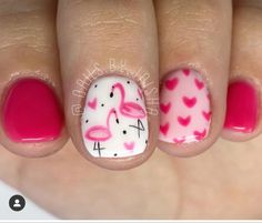 Fabulous Nails Summer, Gel Shellac Nails, Flamingo Nails, Thanksgiving Nails, Shellac Nails, Nails Summer, Nail Designs Glitter, Pink Acrylic Nails