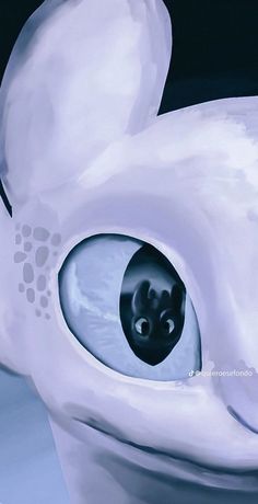 an artistic painting of a white cat's eye