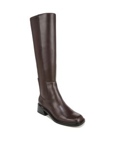 in stock Brown Leather Boots Low Heel, Square Toe Knee High Boots, High Shaft Boots, Brown Knee Boots, Wide Calf Knee High Boots, Shaft Boots, Calf High Boots, Brown Knee High Boots, Cheap Boots