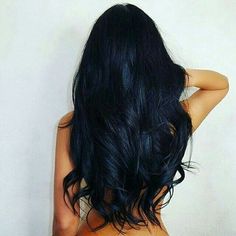 Blue Black Hair Color, Color Hairstyles, Blue Black Hair, Black Hair Color, Short Curly Wigs, Long Black Hair, Hairstyles Black, Braids For Long Hair, Hair Color For Black Hair