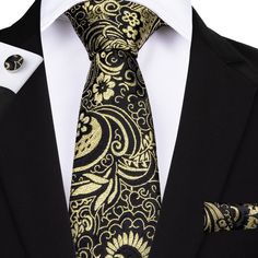 Luxury Black Formal Neckwear, Luxury Multicolor Ties For Black Tie Occasions, Luxury Modern Suit And Tie Accessories For Semi-formal Occasions, Luxury Classic Patterned Suit And Tie Accessories, Luxury Multicolor Classic Suit And Tie Accessories, Luxury Gold Suit And Tie Accessories For Business, Purple Champagne, Tie Outfit, Floral Necktie