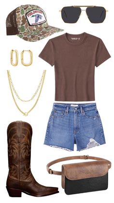 Western Chic Outfits Concert, Austin City Limits Music Festival Outfits, Country Frat Party Outfit, Tomboy Cowgirl Outfit, Hank Jr Concert Outfit, Outfit Ideas With Cowboy Boots For Women, Camo Country Concert Outfit, Country Concert Outfit 2024