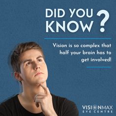 Did you know vision is so complex that half your brain has to get involved? 🧠 Vision takes up space in areas of your brain related to processing, understanding, and responding to what we see! If you wish you had a clearer vision, laser eye surgery may be the right solution for you. Schedule a visit to learn more!