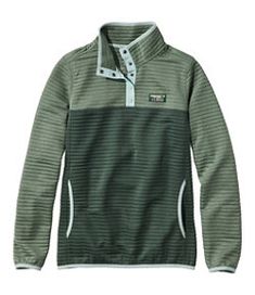 #LLBean: Women's AirLight Pullover, Colorblock Green Fleece Tops For Outdoor Activities, Green Fleece Top For Outdoor Activities, Closet Wishlist, Color Block Sweatshirt, Women's Sweatshirts, Built To Last, Closet Ideas, Factory Outlet, Ll Bean