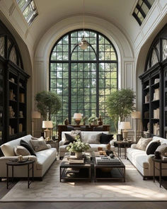 Arched Windows, Grand Living Room, Modern Decoration Window Brands, Open Concept Living Room, Living Modern, Inspire Me Home Decor, Open Living Room, Arched Windows, Design Living Room