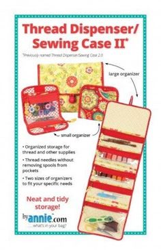 an advertisement for the sewing case