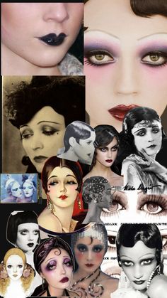 1920 Inspired Makeup, Halloween Costume 1920s, Card Makeup Look, Make Up Anni 20, 1920s Makeup Gatsby Roaring Twenties, Jawline Exercise Women, 1920s Vamp Makeup, Victorian Era Makeup, Flapper Makeup 1920s