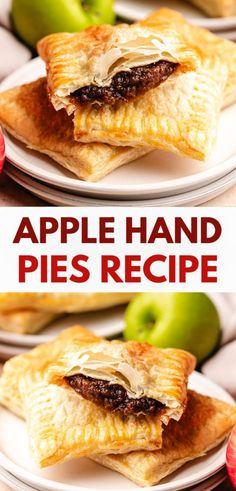 Beautifully baked apple butter hand pies featuring a flaky golden crust and apple butter filling. Hand Pies Dough Recipes, Spiced Apple Butter, Pie Dough Recipe, Hand Pie Recipes, Apple Hand Pies, Hand Pie, Apple Pie Recipe, Easy Pie Recipes, Apple Pie Recipes