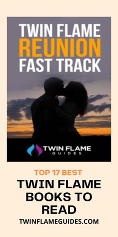 the twin flame book tour banner with two people embracing each other and text reading twin flame fast track