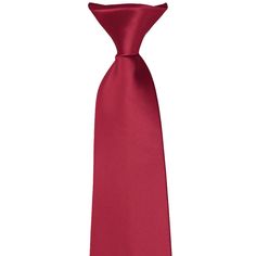 Introducing our crimson red clip-on tie, offering the perfect blend of style and convenience for uniform wear, formal occasions and any business wardrobe. Don't be turned away by the pre-tied style. The knot looks realistic when worn, and you'll certainly appreciate how easy it is to clip on and go. This slightly lighter shade of burgundy is also available in pocket squares and other tie styles. Getting down the details, we made this tie in a traditional length and width. At 20-inches long, it s Classic Red Standard Tie, Red Elegant Suit And Tie Accessories For Workwear, Elegant Formal Ties, Classic Red Ties For Formal Occasions, Classic Red Tie For Formal Occasions, Formal Burgundy Tie, Formal Burgundy Standard Tie, Classic Formal Suit And Tie Accessories With Adjustable Ties, Classic Formal Suit Accessories With Adjustable Ties