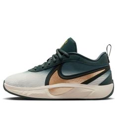 (GS) Nike Zoom Freak 6 'Vintage Green Ivory' FZ7305-300 Limited Edition Sneakers, Sport Sneakers, Nike Zoom, Nike, Sneakers, Green