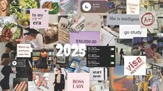 a collage of images with the words, $ 20 00 per month and pictures of women in business attire