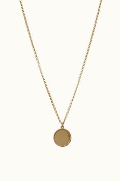 Lisbeth - Lowell Necklace - Gold - Parc Shop Bluey Characters, Rolo Chain, Toronto Canada, Necklace Gold, Heavy Weight, Gold Filled, Toronto, Gold Necklace, 14k Gold