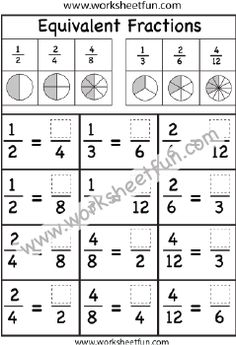 the worksheet for addition and subtraction to solve fractions in two different ways