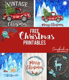 free christmas printables for the holidays