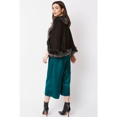 One Size fits approximately UK 8-14 & US 4-10 Be ready for winter in style! This Black Faux Fur Suede Cave Jacket will keep you warm and cozy while you brave the cold. Perfect for both an evening out or a casual day at home, this luxuriously soft jacket is sure to turn heads! Snuggle up in style with this amazing cape jacket! - Luxury Faux Suede- Faux Fur trim- 3/4 length sleeves- Hip length- 12% Elastane 88% Viscose- 15% Acrylic 85% Modacrylic Urban Clothing, Cape Jacket, Soft Jacket, Costume National, Jumpsuit Men, Black Faux Fur, Urban Outfits, The Urban, Men's Coats And Jackets