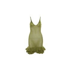 Feel confident, flirty, and cool in our Olive Ruffle Dress! Perfect for summer, this sleeveless, v-neck dress features a sexy knit design and a playful, ruffled bottom. Elevate your style and stand out in this must-have dress! Beauty Boutique, Girls Sweet, Elevate Your Style, V Neck Dress, Knitting Designs, Feel Confident, Swimwear Tops, Ruffle Dress, Jumpsuit Dress