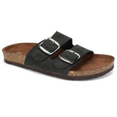 PRICES MAY VARY. genuine leather upper flexible treaded outsole molded comfort footbed suedette lining adjustable strap and buckle Adjustable Flat Footbed Sandals With Cushioned Footbed, Adjustable Double Strap Footbed Sandals With Textured Footbed, Adjustable Double Strap Cushioned Footbed Sandals, Adjustable Textured Footbed Sandals With Single Toe Strap, Adjustable Flat Footbed Sandals With Removable Insole, Adjustable Buckle Closure Footbed Sandals, Adjustable Suede Sandals With Round Toe, Adjustable Leather Footbed Sandals With Cushioned Footbed, Flat Suede Footbed Sandals With Cork-bed Midsoles