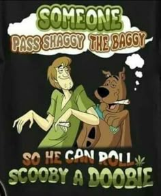 someone has passed the baby so he can poi scooby a doobie