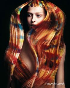 Angelo Seminara - British Hairdresser of the Year Nominee Creative Hair Color, Hair Photography, Extreme Hair, Multicolored Hair, Haircut And Color