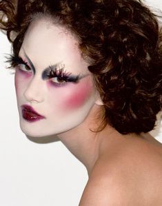 Dark Dramatic Makeup Looks, Black Drag Queen Makeup, Eccentric Makeup, Halloween Trio, 80s Makeup, Drag Make-up, Theatre Makeup, Punk Makeup