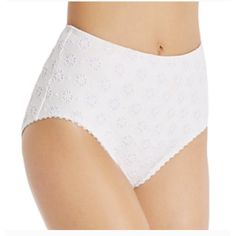 Kate Spade Eyelet High Waist Bikini Swim Bottoms Small New Without Tags. High Waist Fully Lined Floral Eyelet Nylon/Spandex 1226 Plaid Bikinis, High Waisted Swim Bottoms, High Waist Bottoms, Kate Spade New York, Kate Spade, High Waist, Color White, Tags, White