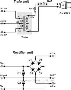 an electronic circuit diagram with the following instructions