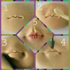 the instructions for how to apply lip fillers