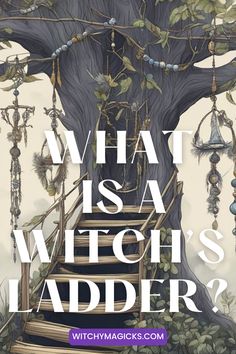 Delve into the enigmatic world of the witch’s ladder, a symbol steeped in centuries of folklore and magic. Explore its origins, from ancient traditions to modern interpretations, and uncover its significance in contemporary witchcraft practices. #WitchcraftHistory #MysticalSymbols #WitchyMagicks Witches Ladder Meaning, Witch Traditions, Witchy Rituals, What Is A Witch, Rituals Witchcraft, Witchcraft History, Witches Ladder, Modern Witchcraft, Goddess Magick